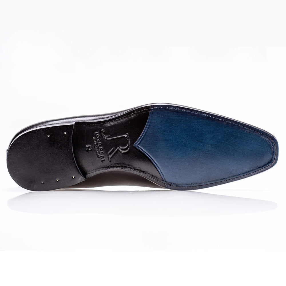 Jose Real Mastrich Wholecut Slip On Shoes Black