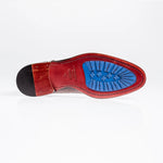 Jose Real Nordve Double Monk Velour Shoes Brown