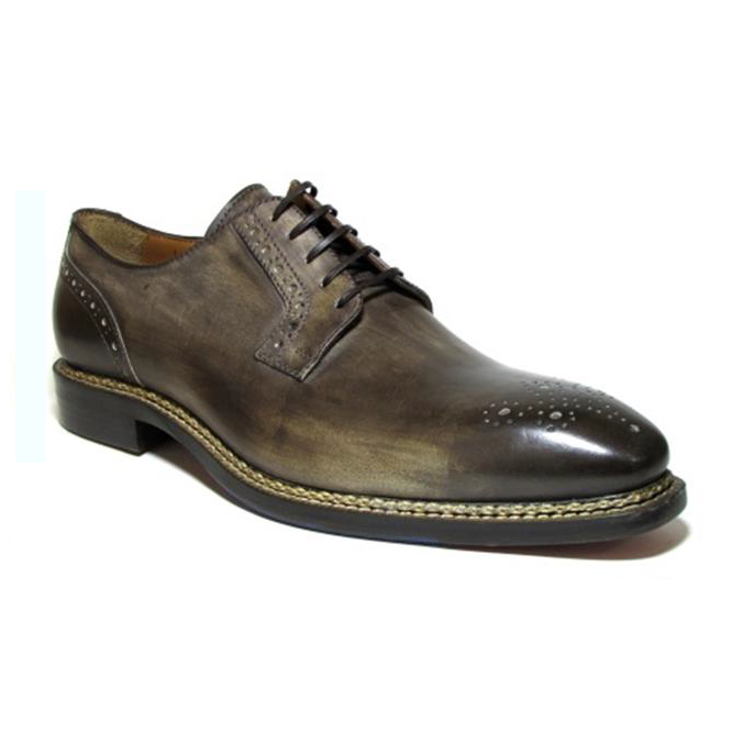 Jose Real Nordve Medallion Toe Derby Shoes Café