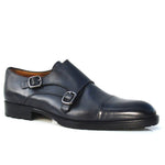Jose Real Teatriz Double Monk Shoes Black