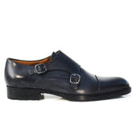 Jose Real Teatriz Double Monk Shoes Black