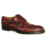 Jose Real Teatriz Double Monk Shoes Dark Brown