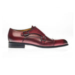 Jose Real Teatriz Double Monk Shoes England Burgundy