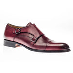 Jose Real Teatriz Double Monk Shoes England Burgundy