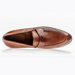 Jose Real Teatriz Penny Loafers Brandy