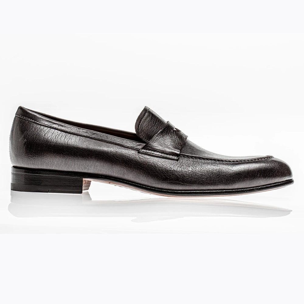 Jose Real Teatriz Penny Loafers Carbonio