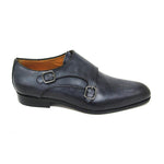 Jose Real Teatriz Plain Double Monk Shoes Crust Antracite