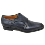 Jose Real Teatriz Plain Double Monk Shoes Crust Antracite