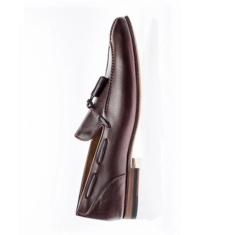 Jose Real Velara Slip On Shoes Dark Brown