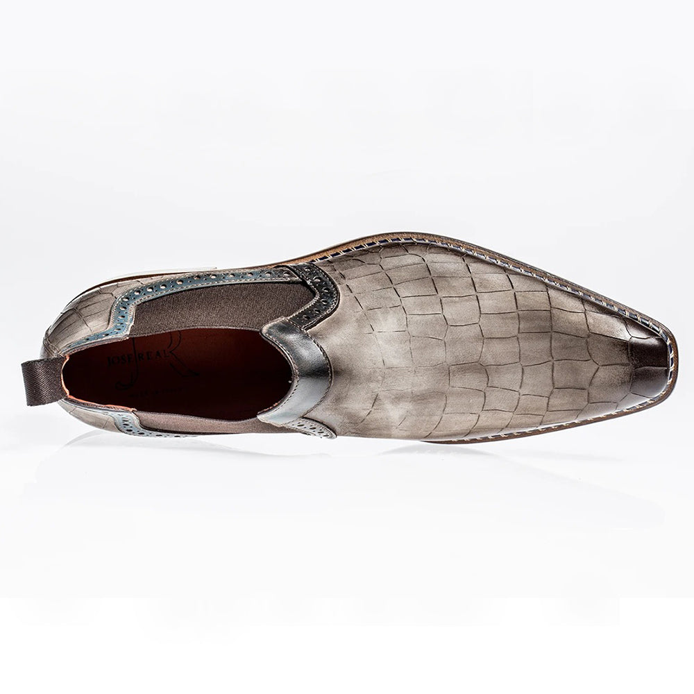 Jose Real Veloce Chelsea Boots Nabuk Cocco Corteccia Royar