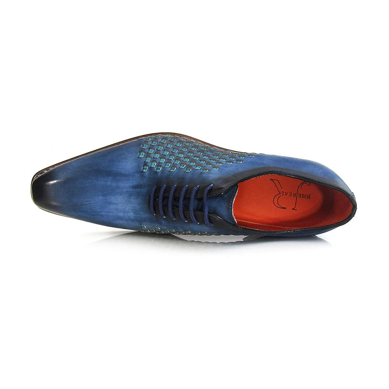 Jose Real Veloce Nubuck Shoes Blue Turquese
