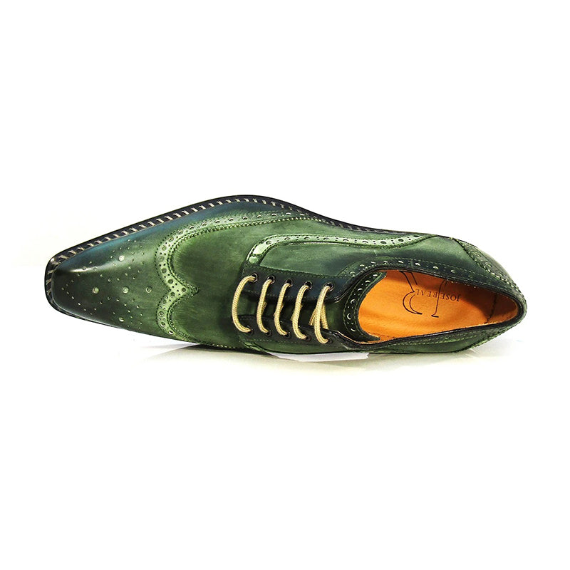 Jose Real Veloce Nubuck Shoes Verde Green