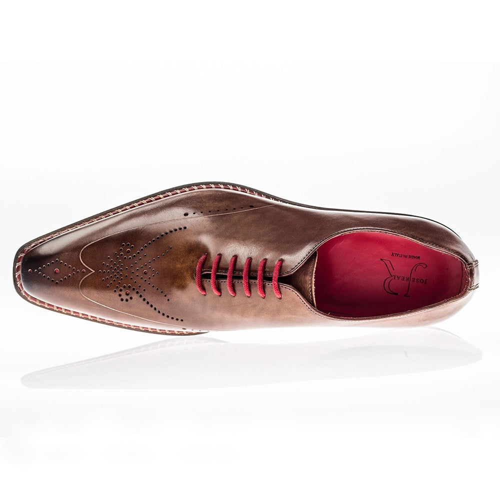 Jose Real Veloce Oxford Cuoio Rosso