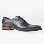 Jose Real Oxfords Antracite Celeste
