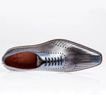 Jose Real Oxfords Antracite Celeste
