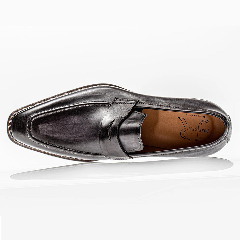 Jose Real Veloce Slip-on Loafers Antracite