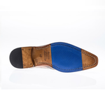 Jose Real Veloce Wingtip Spectator Shoes Cafe / Cuoio