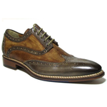 Jose Real Veloce Wingtip Brogues Café / Tan