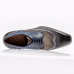 Jose Real Veloce Wingtip Derby Shoes Nabuck Antracite