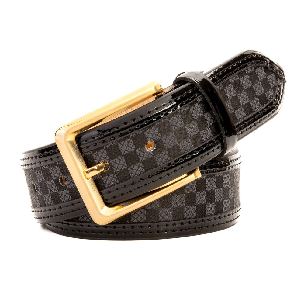 Vinci Leather The Monte Carlo Leather Belt Black