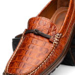 TB Phelps Kiawah Croco Lace Bit Driver Sport Rust