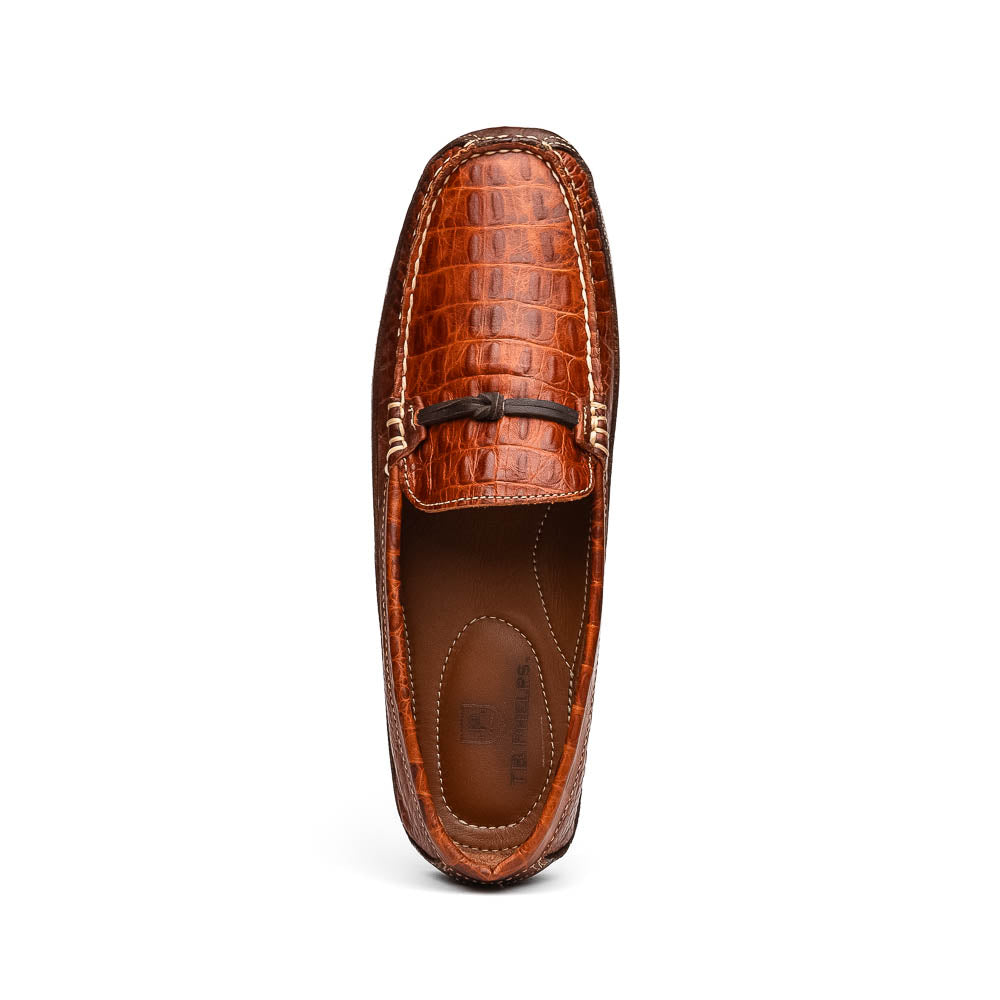 TB Phelps Kiawah Croco Lace Bit Driver Sport Rust