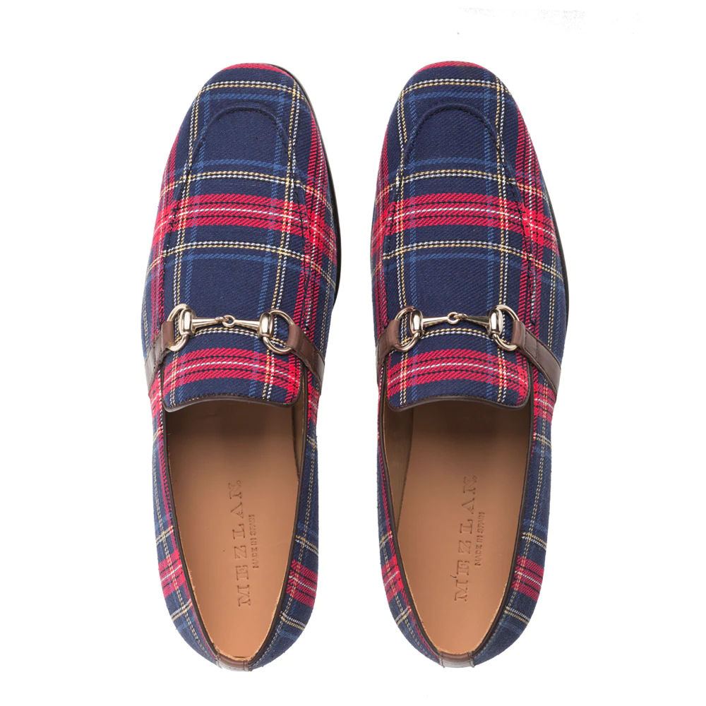 Mezlan Knighton Fabric Shoes Blue