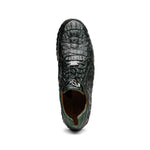 Marco Di Milano Kratos Caiman Crocodile Sneaker Forest Green