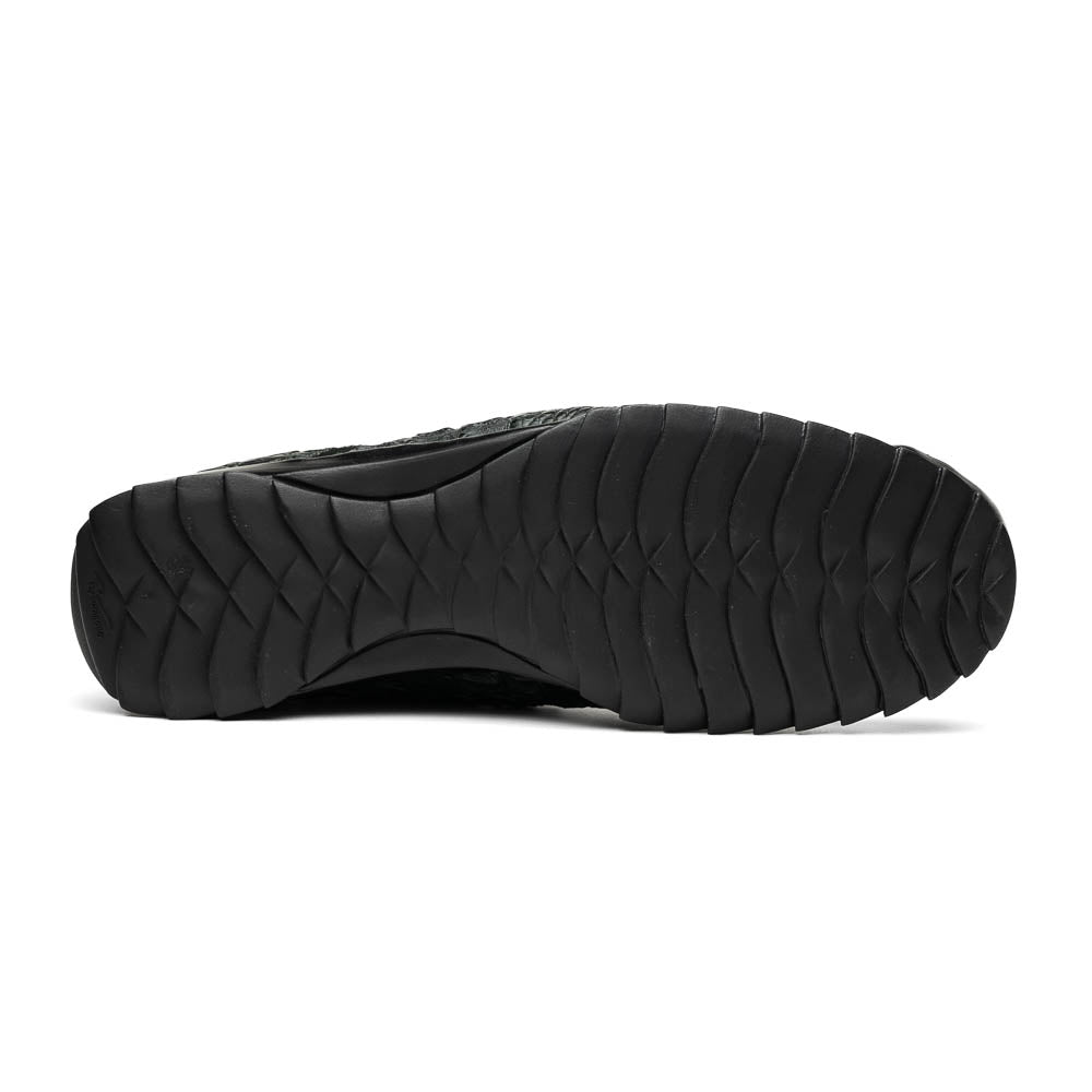 Marco Di Milano Kratos Caiman Crocodile Sneaker Forest Green
