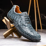 Marco Di Milano Kratos Caiman Crocodile Sneaker Grey