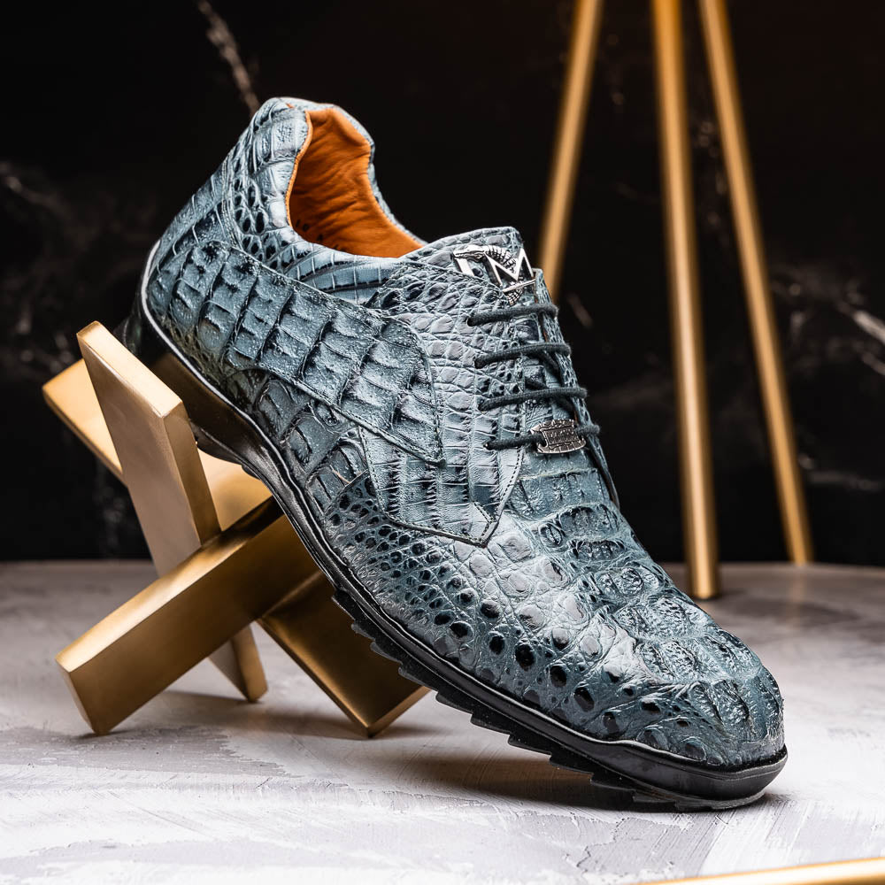 Marco Di Milano Kratos Caiman Crocodile Sneaker Grey