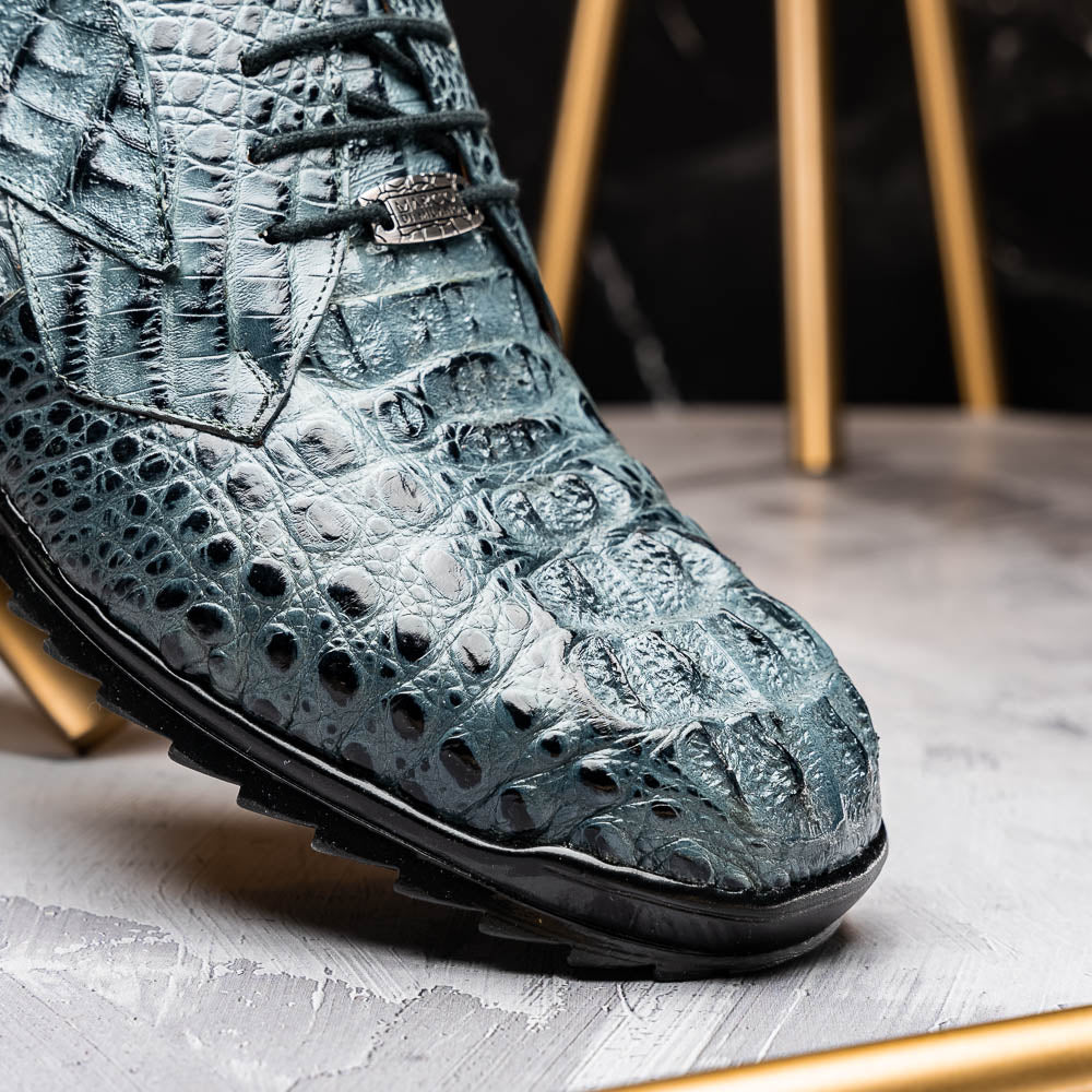 Marco Di Milano Kratos Caiman Crocodile Sneaker Grey