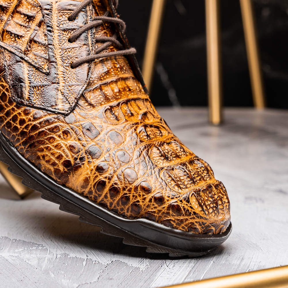 Marco Di Milano Kratos Caiman Crocodile Sneaker Rustic Orix