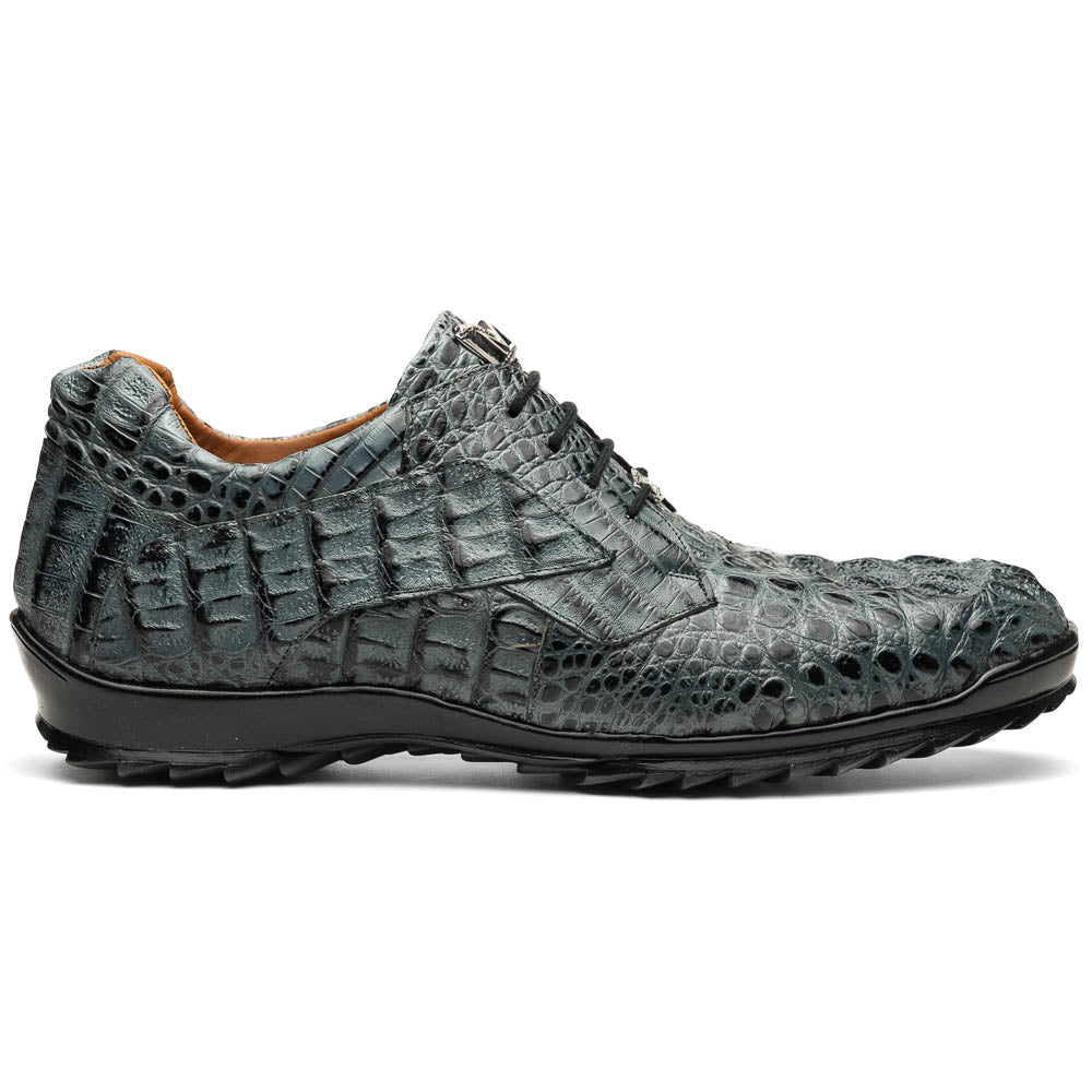 Marco Di Milano Kratos Caiman Crocodile Sneaker Grey
