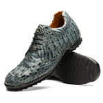 Marco Di Milano Kratos Caiman Crocodile Sneaker Grey