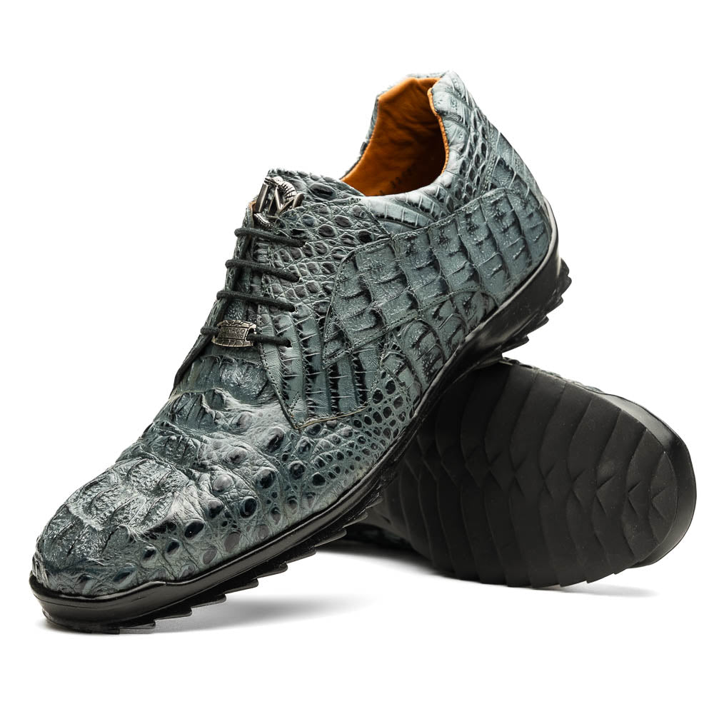 Marco Di Milano Kratos Caiman Crocodile Sneaker Grey