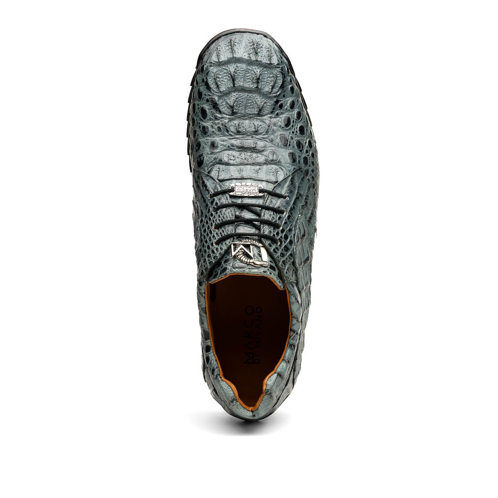 Marco Di Milano Kratos Caiman Crocodile Sneaker Grey