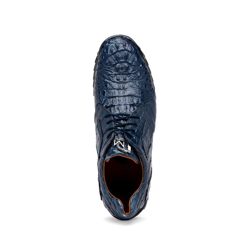 Marco Di Milano Kratos Caiman Crocodile Sneaker Navy