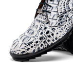 Marco Di Milano Kratos Caiman Crocodile Sneaker Newspaper