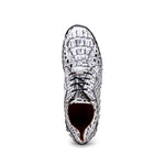 Marco Di Milano Kratos Caiman Crocodile Sneaker Newspaper