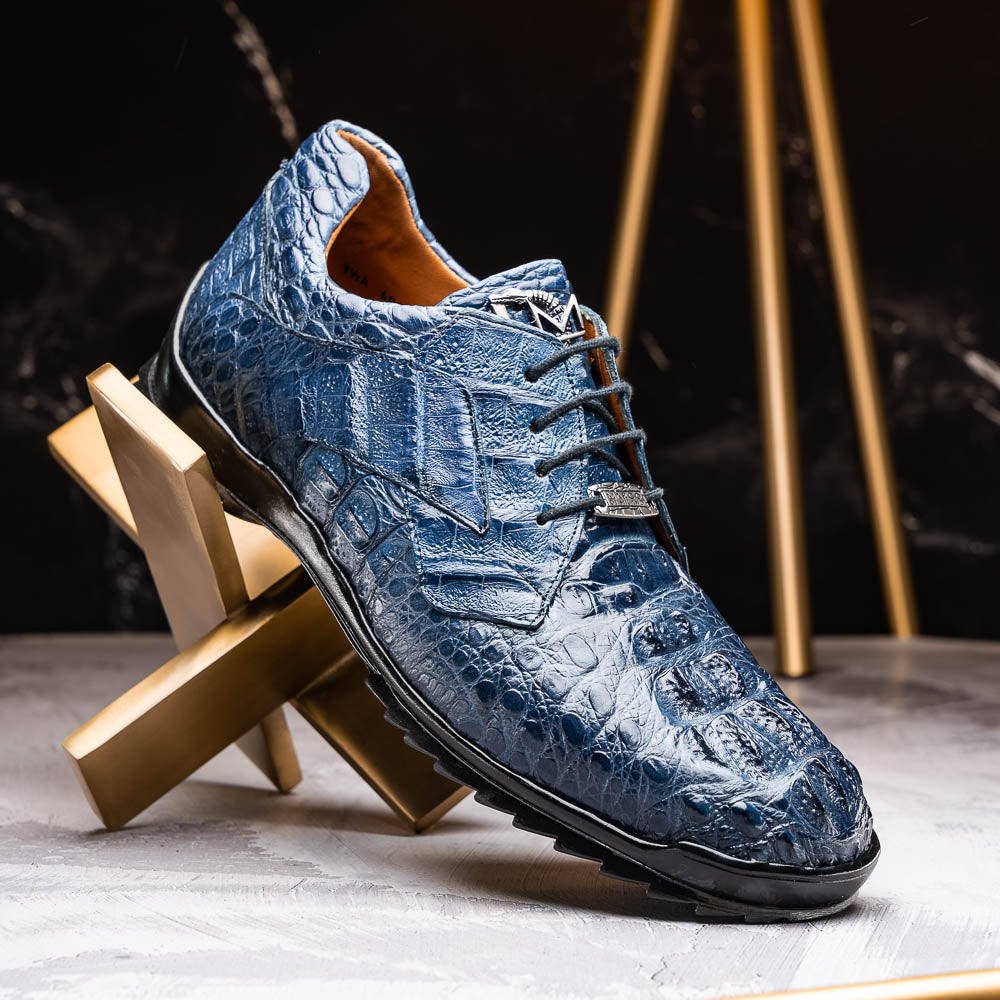 Marco Di Milano Kratos Caiman Crocodile Sneaker Rustic Jean