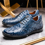 Marco Di Milano Kratos Caiman Crocodile Sneaker Rustic Jean