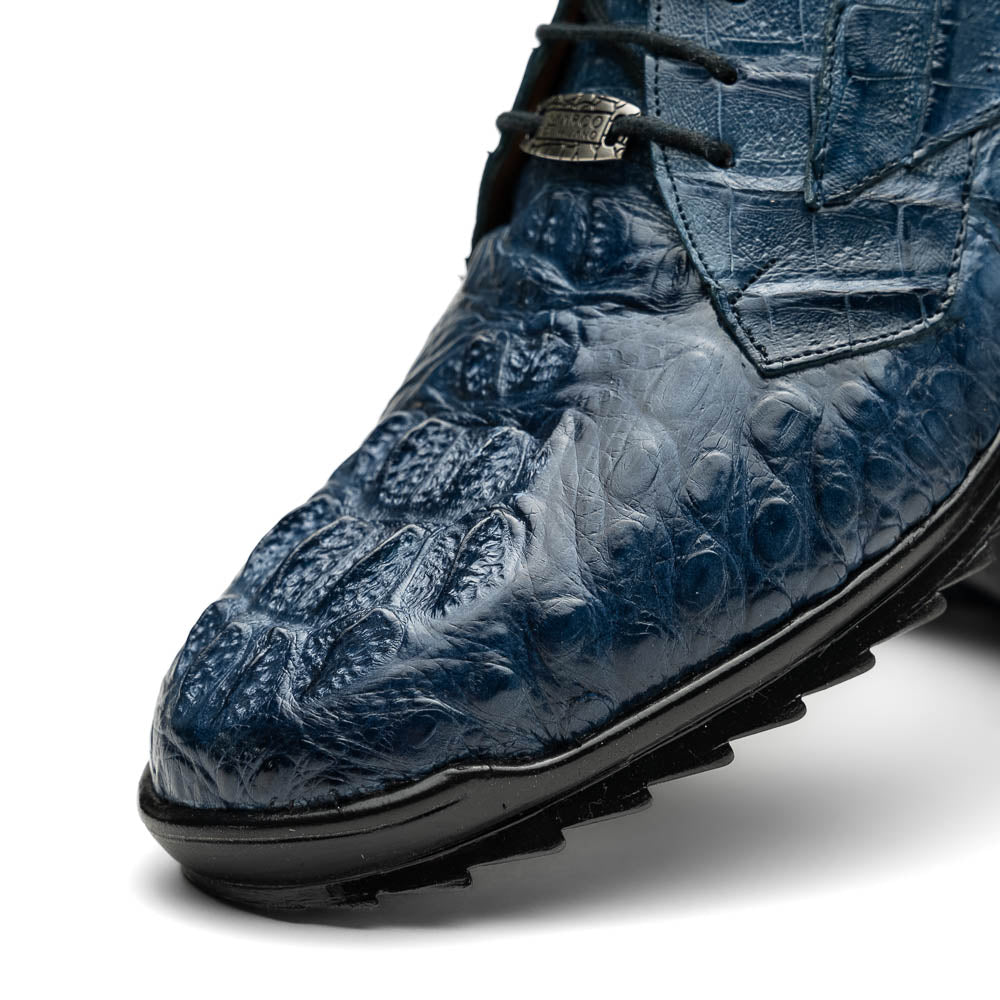Marco Di Milano Kratos Caiman Crocodile Sneaker Rustic Jean