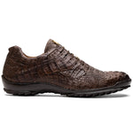 Marco Di Milano Kratos Caiman Crocodile Sneaker Brown