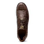 Marco Di Milano Kratos Caiman Crocodile Sneaker Brown