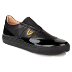 Michael Toschi L1 Patent Leather Sneakers Black