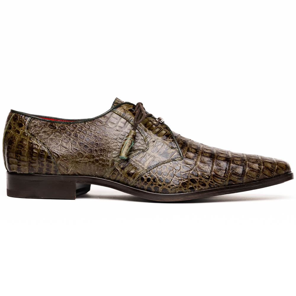 Marco Di Milano Lacio Caiman Crocodile Derby Wood Green