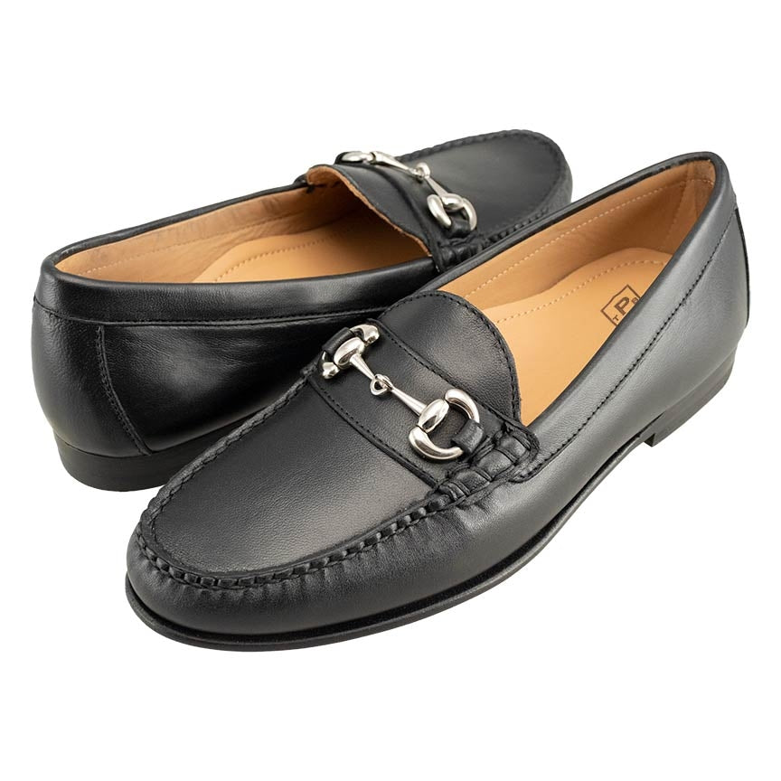 TB Phelps Ventura Sheepskin Bit Loafer Black