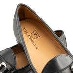 TB Phelps Ventura Sheepskin Bit Loafer Black
