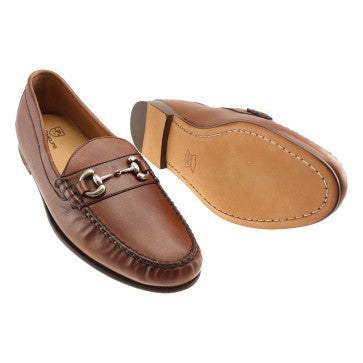 TB Phelps Sheepskin Bit Loafer Pecan